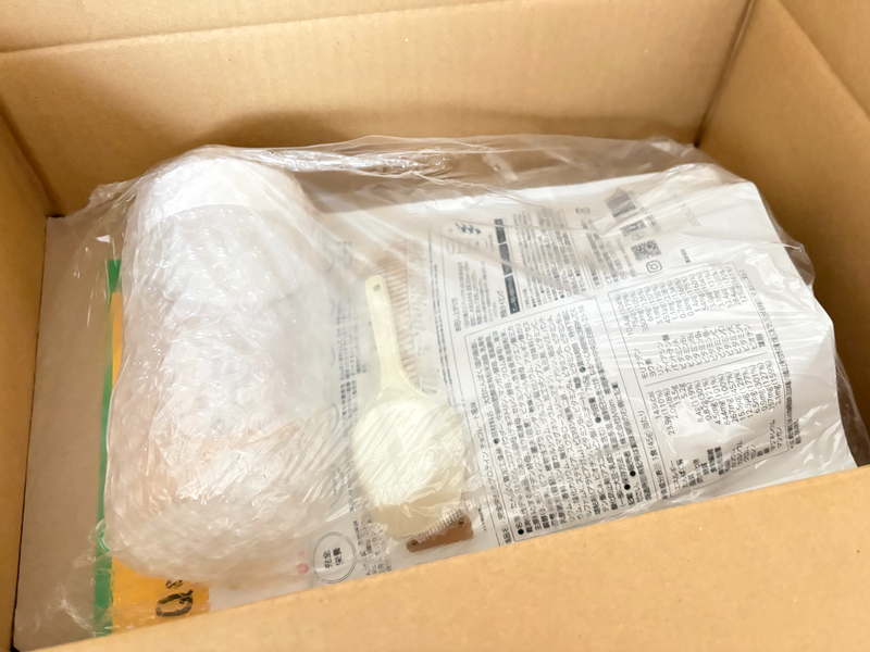 完全食TOKYOを開封した直後の様子
