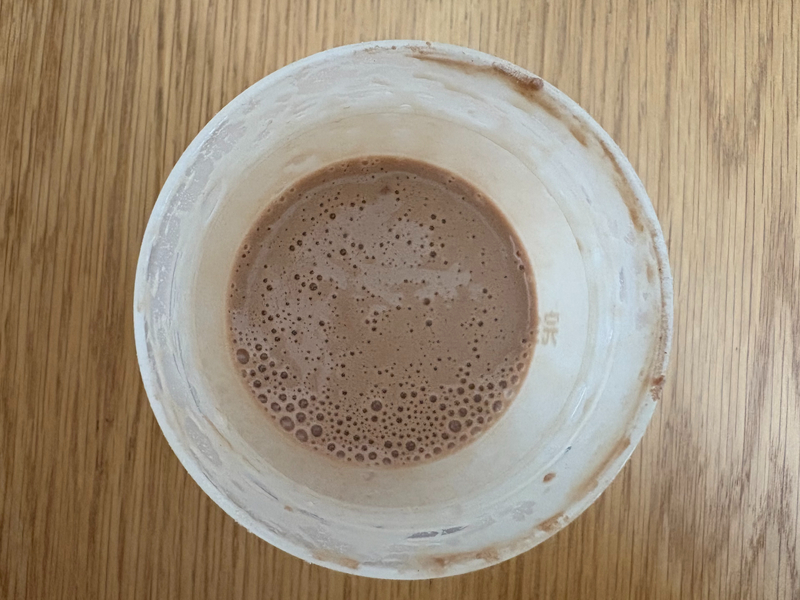 実際に作った完全食TOKYOのチョコレート風味